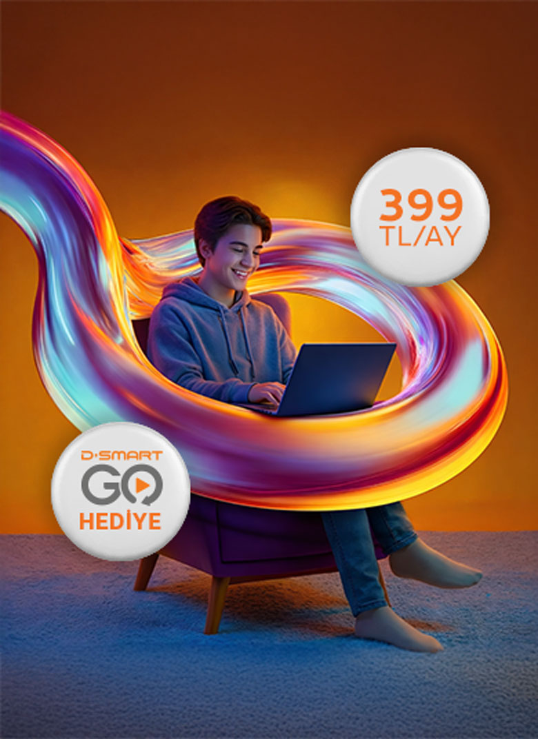 Online'a Özel İlk 3 Ay İndirimli Limitsiz İnternet+D-Smart GO Kampanyası